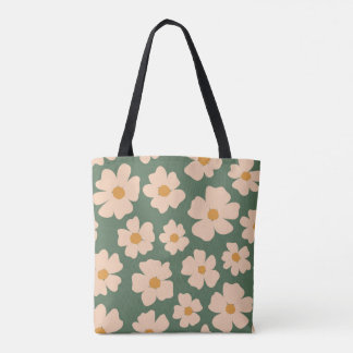 Tote Bag Fourre-tout des Blooms verts
