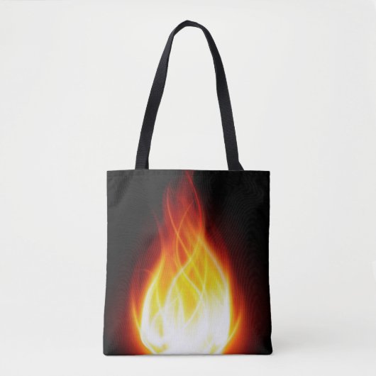 Tote Bag Fourre-tout des flammes (Devant)