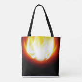 Tote Bag Fourre-tout des flammes (Dos)