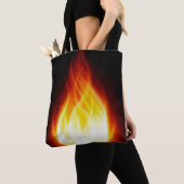 Tote Bag Fourre-tout des flammes (De près)