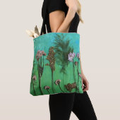 Tote Bag Fourre-tout des fleurs pressées (De près)