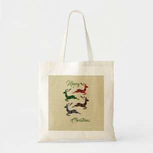 Tote Bag Fourre-tout des rennes de Noël