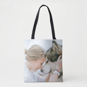 Tote Bag Fourre-tout double face photo personnalisée