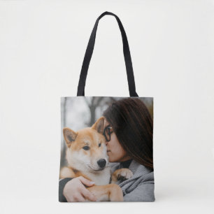 Tote Bag Fourre-tout double face photo personnalisée
