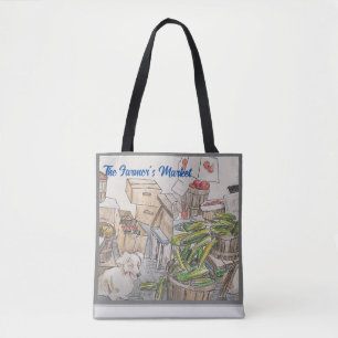 Tote Bag Fourre-tout du marché agricole