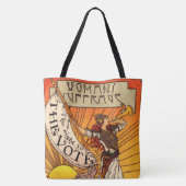 Tote Bag Fourre-tout du suffrage féminin (Dos)