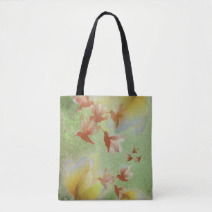 Tote Bag Fourre-tout Enchanted Hummingbird Forest