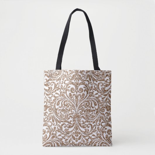 Tote Bag Fourre-tout féminine d'or mousseuse (Devant)