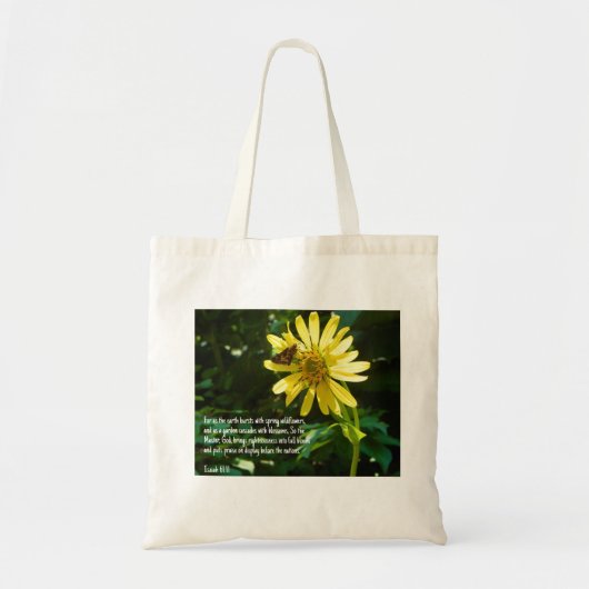 Tote Bag Fourre-tout floral inspiré (Devant)