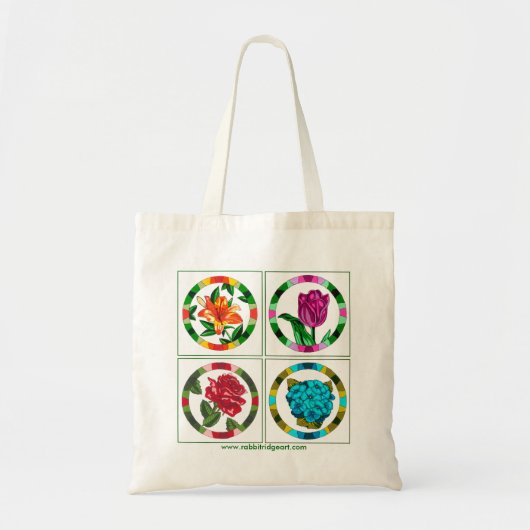 Tote Bag Fourre-tout floral multi (Devant)