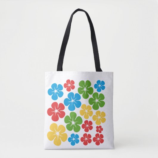 Tote Bag Fourre-tout florale (Devant)