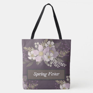 Tote Bag Fourre-tout florale de fièvre printanière