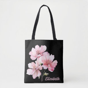 Tote Bag Fourre-tout florale personnalisée