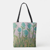 Tote Bag Fourre-tout Florale verte (Dos)