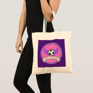 Tote Bag Fourre-tout- Football de football - Personnalisé -