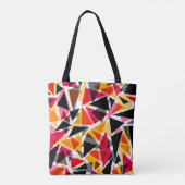 Tote Bag Fourre-tout forme des triangles géométriques sans (Dos)
