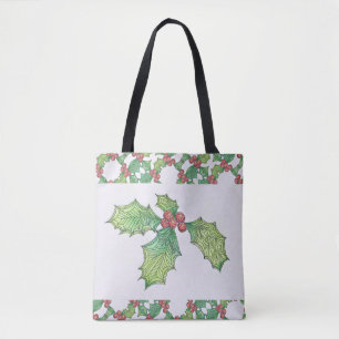 Tote Bag Fourre-tout - Holly Jolly #2