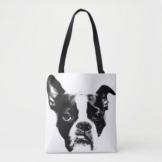 Tote Bag Fourre-tout il avec l'attitude ! (Devant)