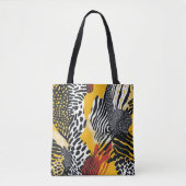 Tote Bag Fourre-tout jaune vif (Devant)