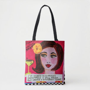Tote Bag Fourre-tout-je ont joint des alcooliques anonymes.
