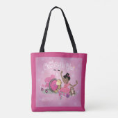 Tote Bag Fourre-tout - JoJo parfaits (magenta) (Dos)