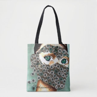 Tote Bag Fourre-tout, la femme masquée