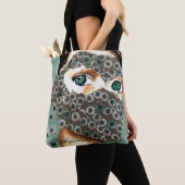 Tote Bag Fourre-tout, la femme masquée (De près)