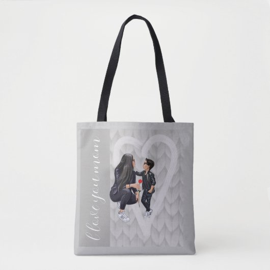 Tote Bag Fourre-tout L'salutation d'un fils gentleman pour (Devant)