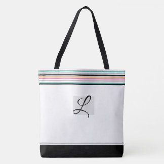 Tote Bag Fourre-tout monogramme moderne
