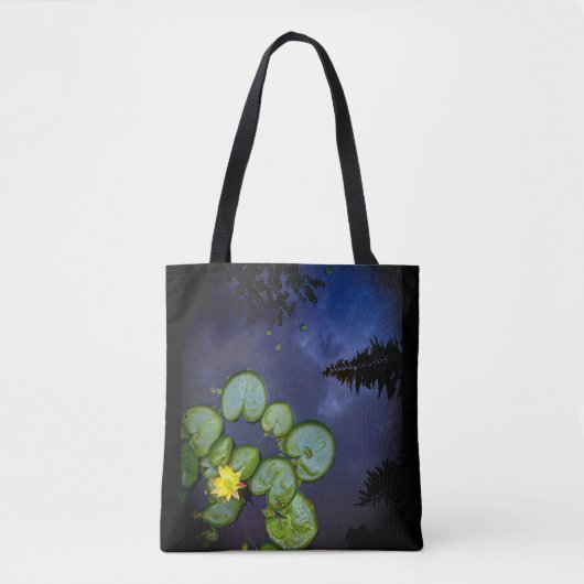 Tote Bag fourre-tout "Night Lily" (Devant)