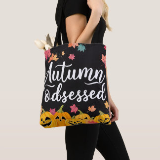 Tote Bag Fourre-tout Obsédée à l'automne !