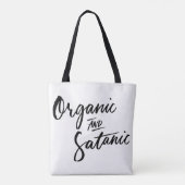 Tote Bag Fourre-tout organique et satanique (Dos)