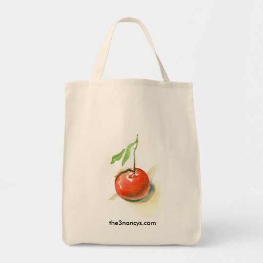 Tote Bag Fourre-tout organique orange simple (Devant)