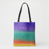 Tote Bag Fourre-tout - Peinture au coucher du soleil (Devant)