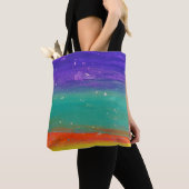 Tote Bag Fourre-tout - Peinture au coucher du soleil (De près)