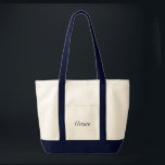 Tote Bag Fourre-tout personnalisé<br><div class="desc">Un grand cadeau pour n'importe qui. Spacieux sur l'intérieur,  avec une poche extérieure. Personnaliser avec n'importe qui nom.</div>