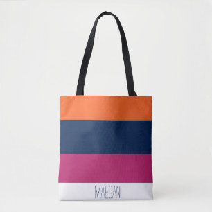 TOTE BAG FOURRE-TOUT PERSONNALISÉ COLORÉ