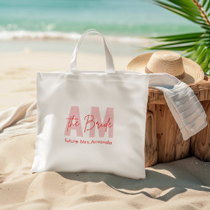 Tote Bag Fourre-tout personnalisée pour la mariée Futur n