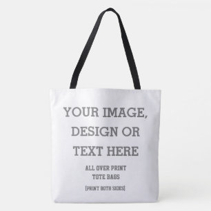 Tote Bag Fourre-tout personnalisée sur toute impression - C