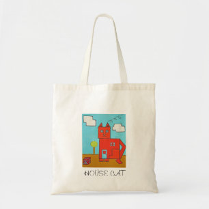 Tote Bag Fourre-tout, petit, art de chat