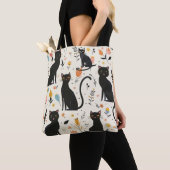 Tote Bag Fourre-tout pour Amoureux de les chats Motif de ch (De près)