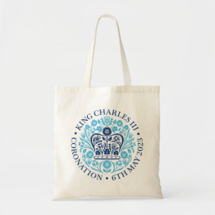Tote Bag Fourre-tout pour le couronnement 2023 - Bleu