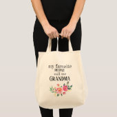 Tote Bag Fourre-tout préféré de la grand-maman (Devant (produit))