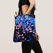 Tote Bag Fourre-tout psy lilas (De près)