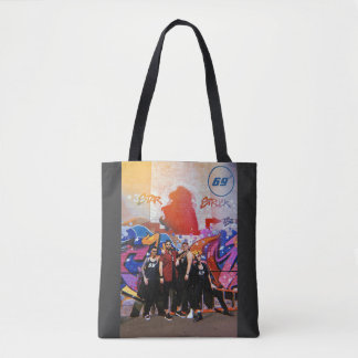 Tote Bag fourre-tout rayée 69º étoile