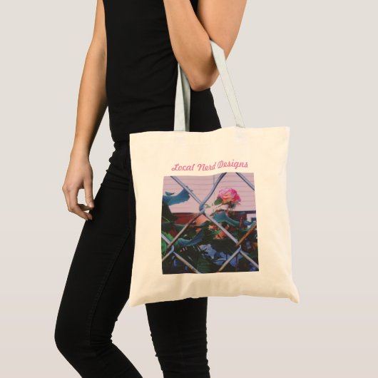 Tote Bag Fourre-tout rose (Devant (produit))