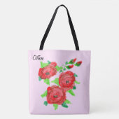 Tote Bag Fourre-tout rose clair (Devant)