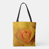 Tote Bag Fourre-tout rose jaune pour la mariée (Dos)