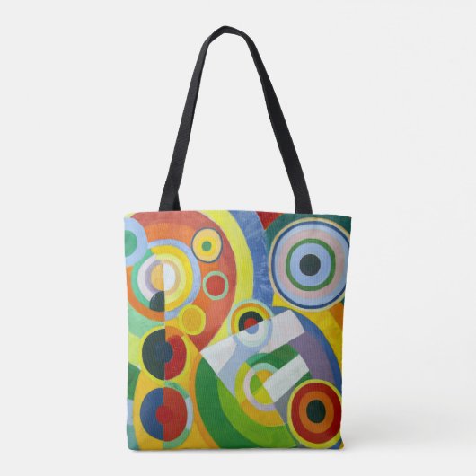 Tote Bag FOURRE-TOUT - "Rythme" - Image d'art Abstraite (Dos)