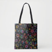 Tote Bag Fourre-tout - Spirograph rencontre la magie noire (Devant)